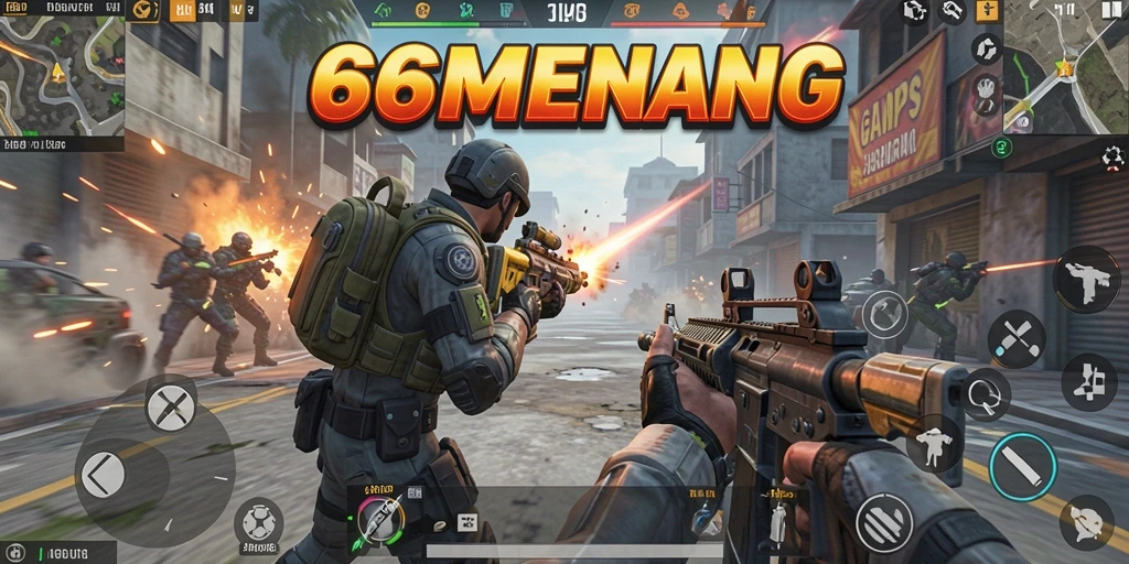 Screenshot utama menampilkan gameplay seru 66MENANG dalam aksi.