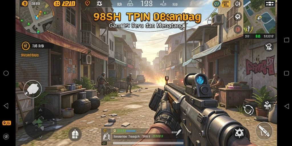 Tampilan gameplay seru dari 98SPIN di arena pertempuran