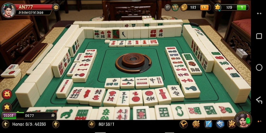 Screenshot gameplay AN777 yang menampilkan tantangan Mahjong yang menarik.