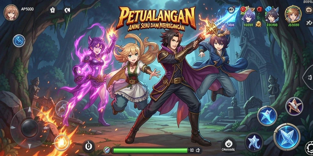 Menampilkan gameplay menarik dari API5000 dengan karakter Anime favorit.