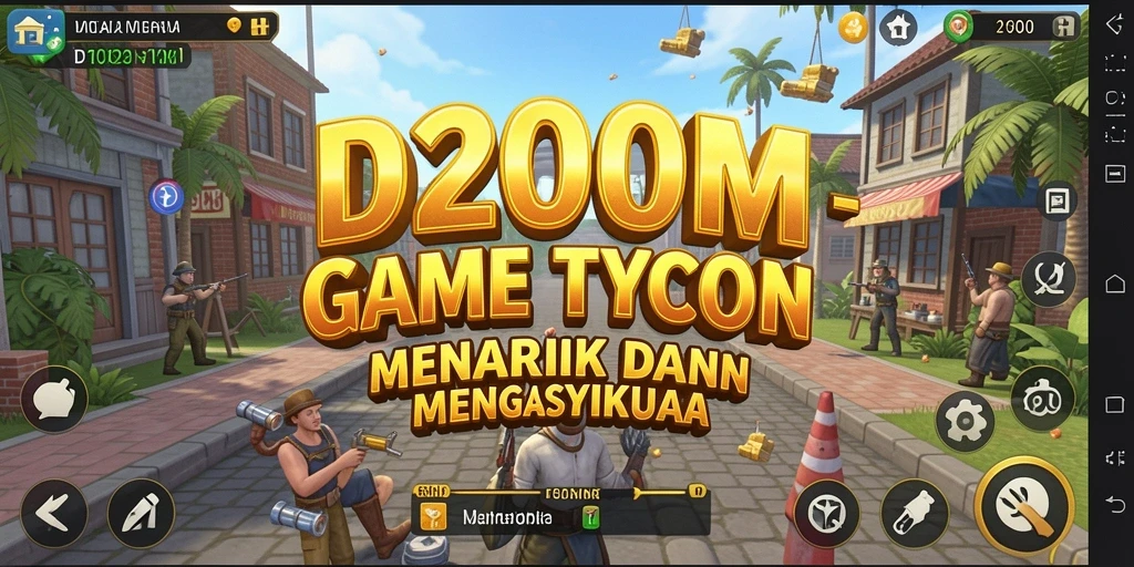 Tampilan gameplay D200M yang memikat dan penuh strategi.