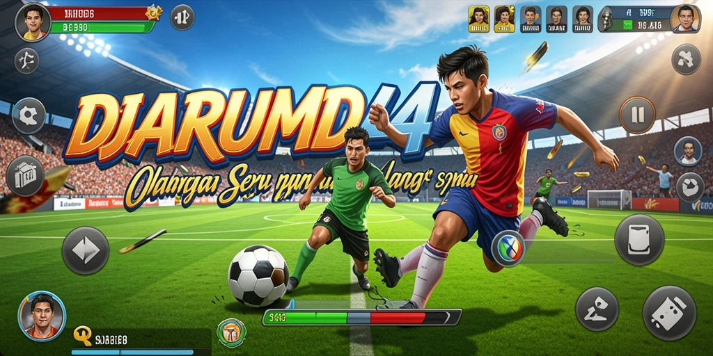Screenshot gameplay DJARUM4D yang menunjukkan aksi di lapangan.