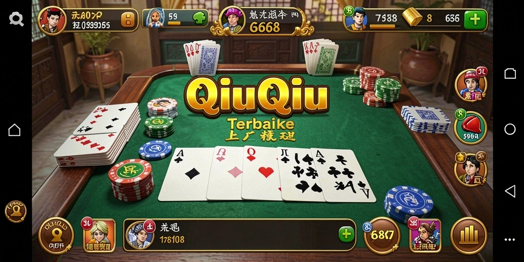 Screenshot utama G668 menampilkan gameplay QiuQiu yang seru dan interaktif.