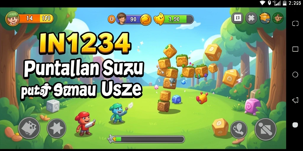 Tampilan gameplay IN1234 yang menampilkan puzzle yang menarik.