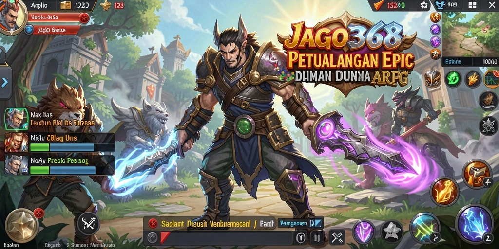 Tangkapan layar JAGO368 menampilkan aksi pertarungan yang mendebarkan dalam dunia ARPG.