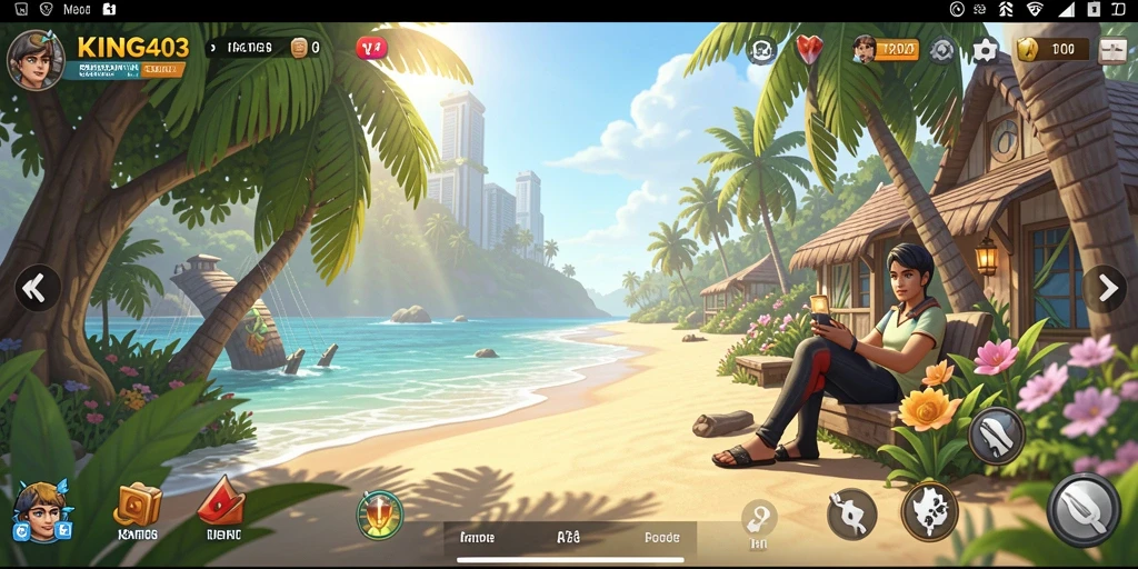 Tampilan gameplay KING403 yang penuh warna dan menarik.