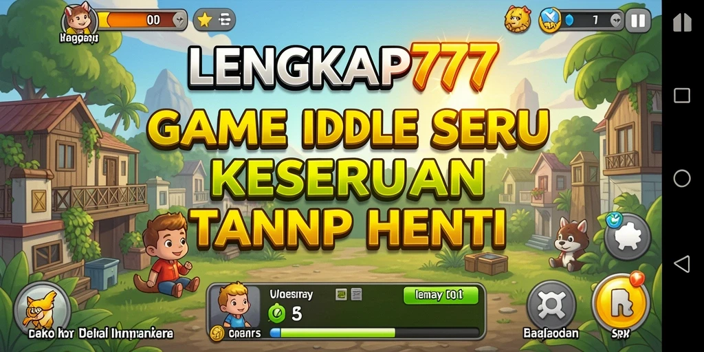 Tampilan gameplay menarik di LENGKAP777 dengan elemen Idle yang seru.