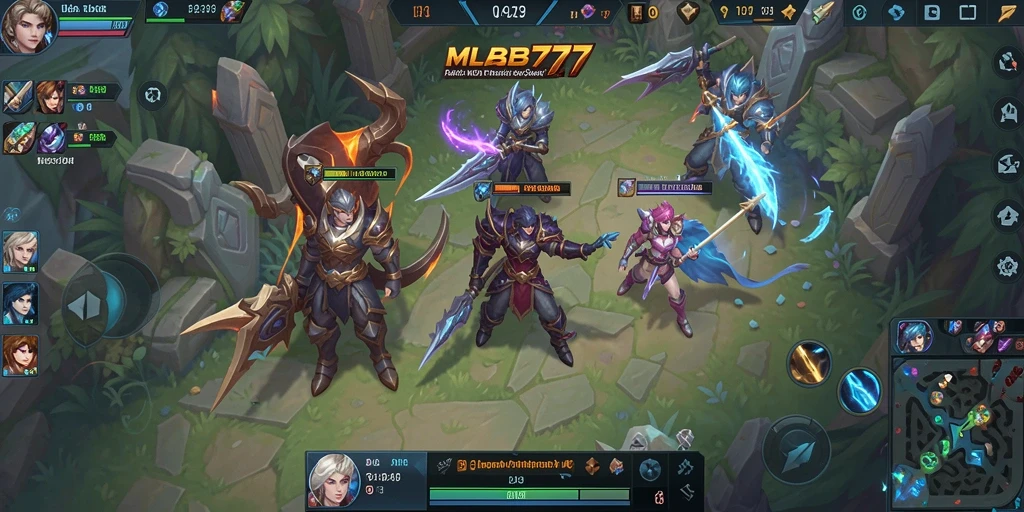 Tampilan utama gameplay MLBB777 yang seru dan mendebarkan.