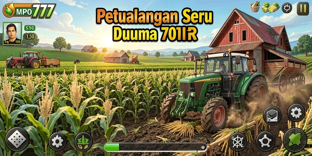Tangkapan layar MPO777 menampilkan kebun yang indah dengan hasil panen melimpah.