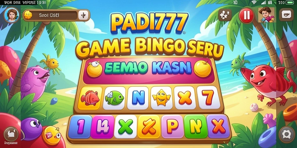 Screenshot PADI777 menampilkan aksi seru dalam permainan Bingo.