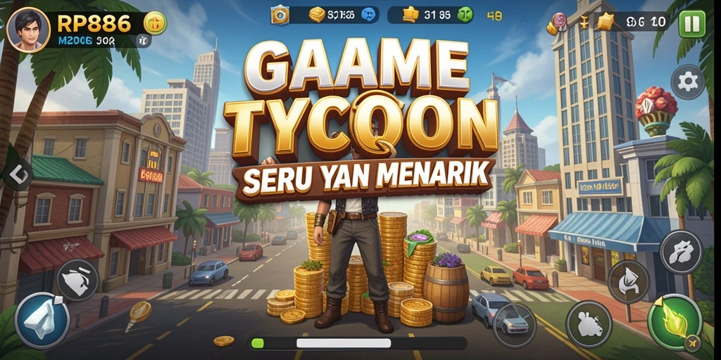 Tampilan gameplay RP886 yang menakjubkan dan interaktif.