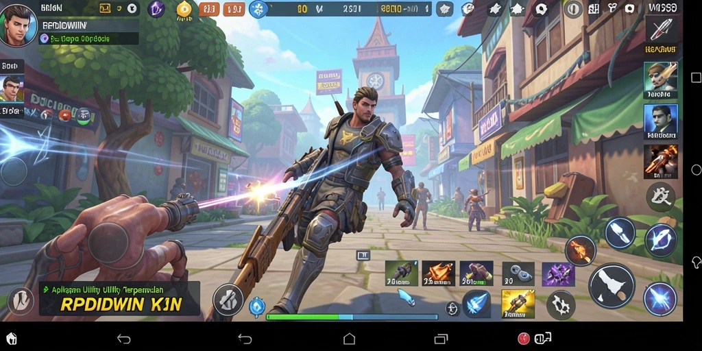 Screenshot utama RPIDWIN menampilkan antarmuka aplikasi Utility yang sederhana dan fungsional.