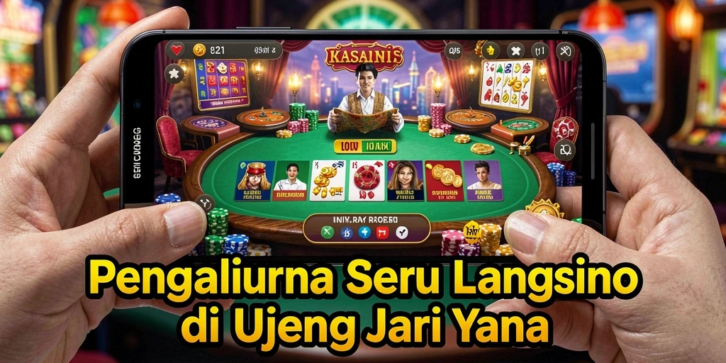 Tampilan menarik dari permainan Live Casino di V21 dengan dealer profesional.