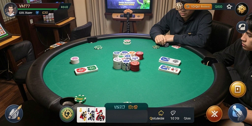 Tampilan gameplay yang menarik di VM777 dengan QiuQiu.