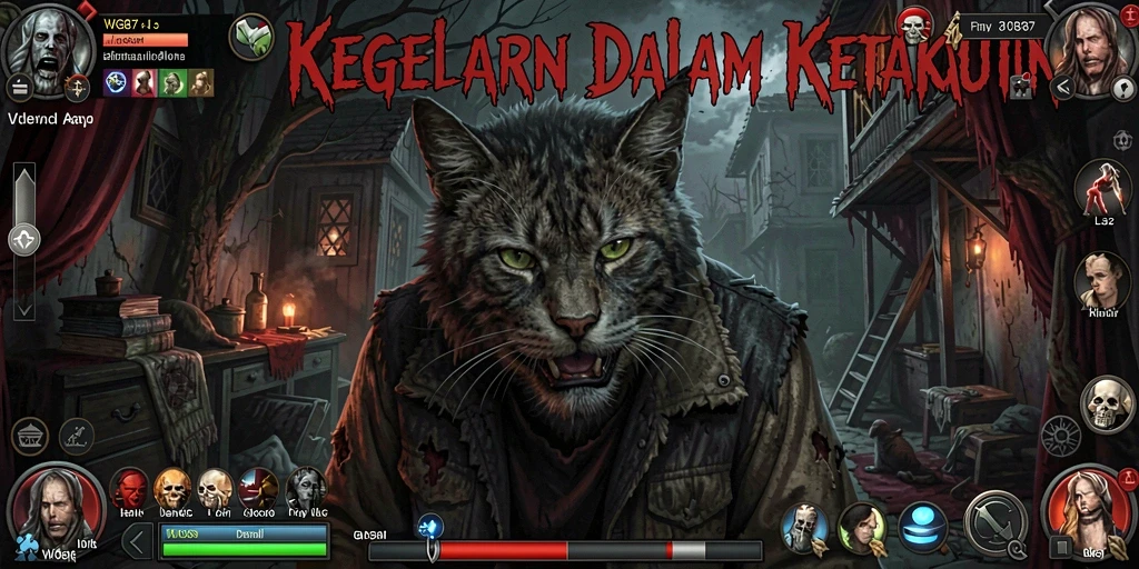 Gameplay WG87 yang menegangkan dalam suasana horror yang menyeramkan.