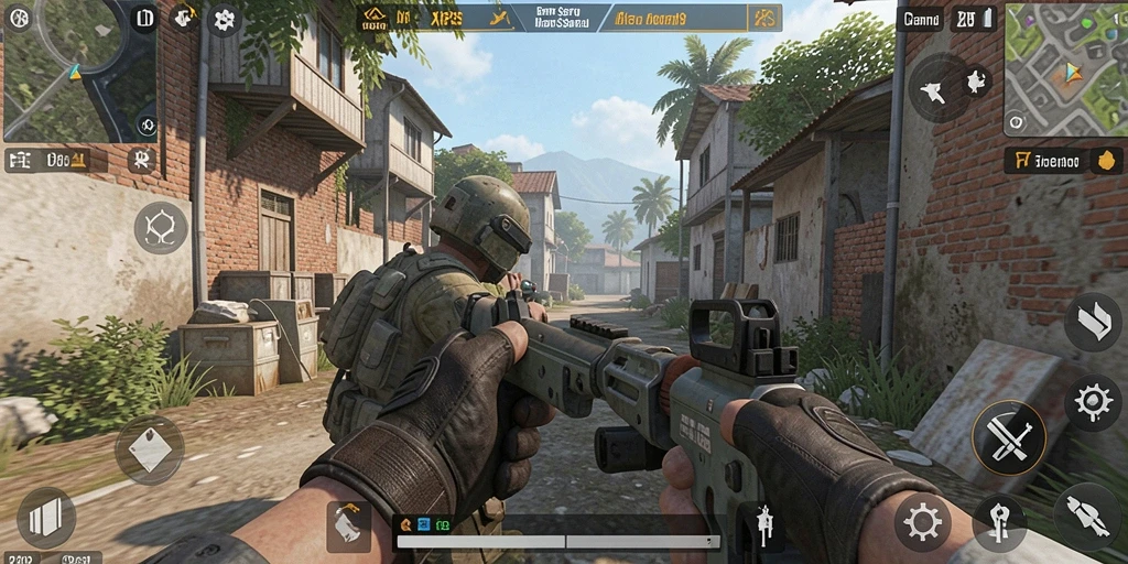Screenshot menunjukkan gameplay seru dalam X88 dengan aksi tembak-menembak.
