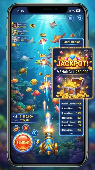 Halaman detail aplikasi di luckydf dengan informasi lengkap.